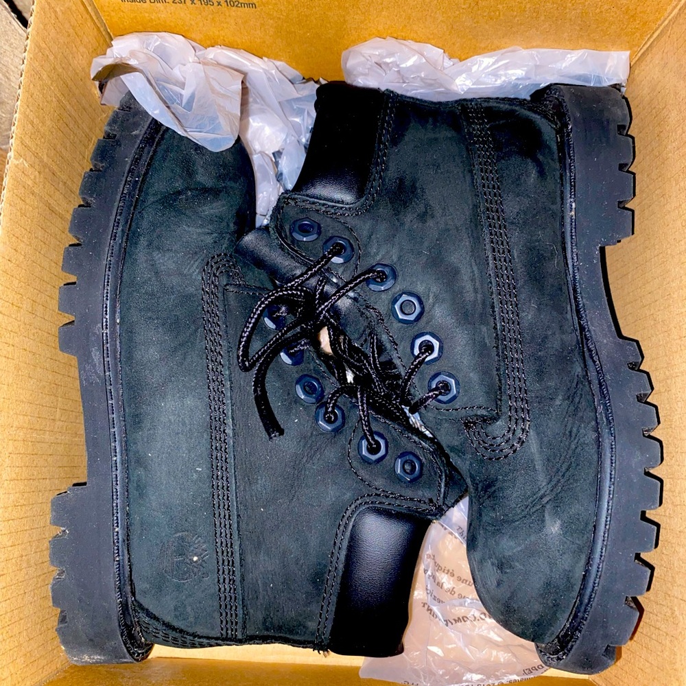 Toddler Timberland construction boot